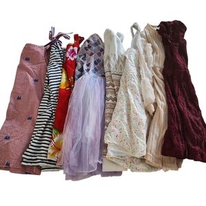 Girls Dress Lot Size 5 6 8 Pieces Seasonal Mix